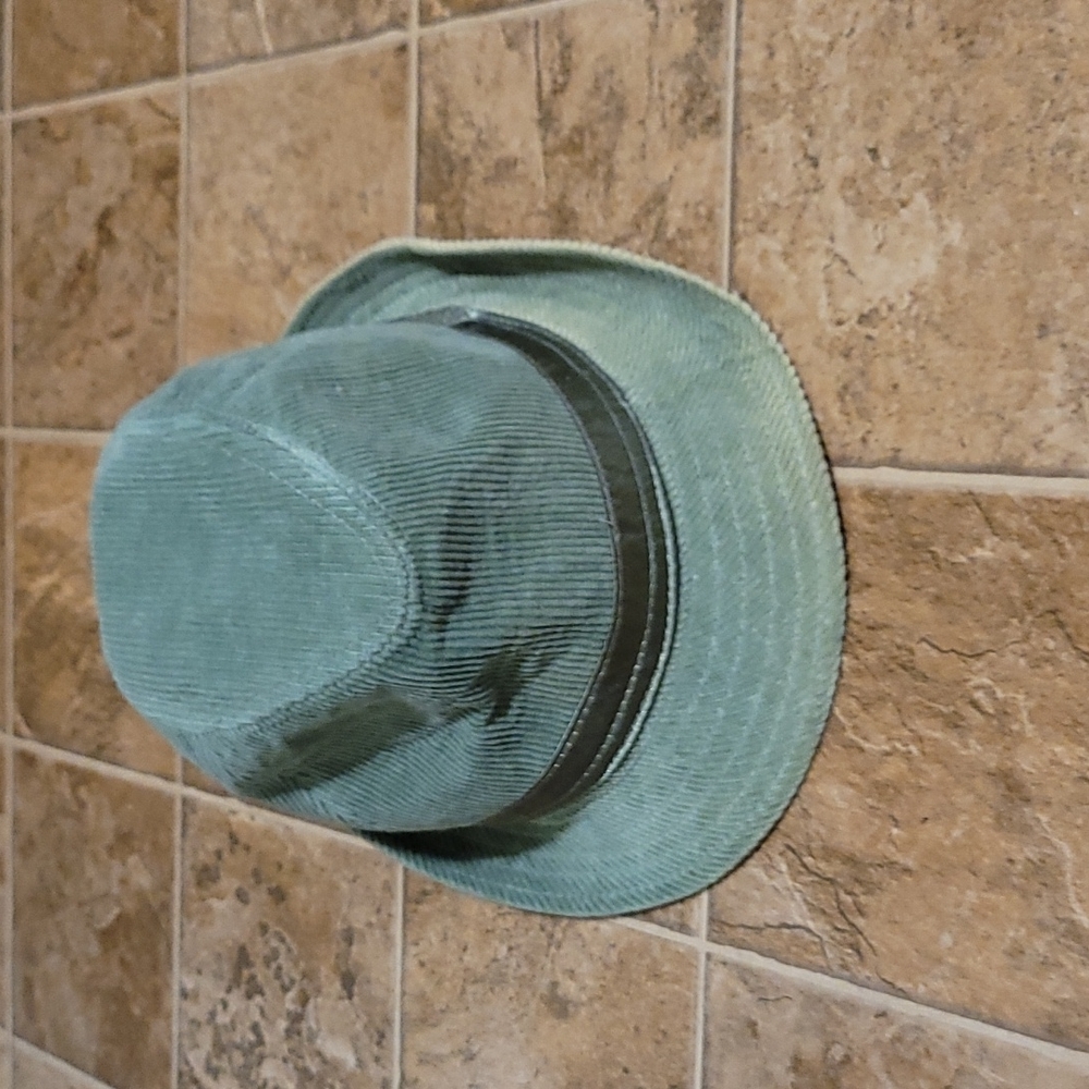Sage Green Corduroy Fedora!